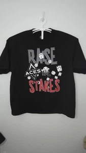NWOT Round 21 WNBA Las Vegas Aces Raise The Stakes Mens XL Black Shirt - Picture 1 of 6