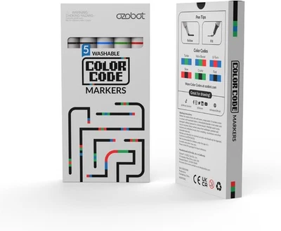 OZOBOT Color Coding Markers: Color Variety for Creative STEM Education, Ideal for Class
