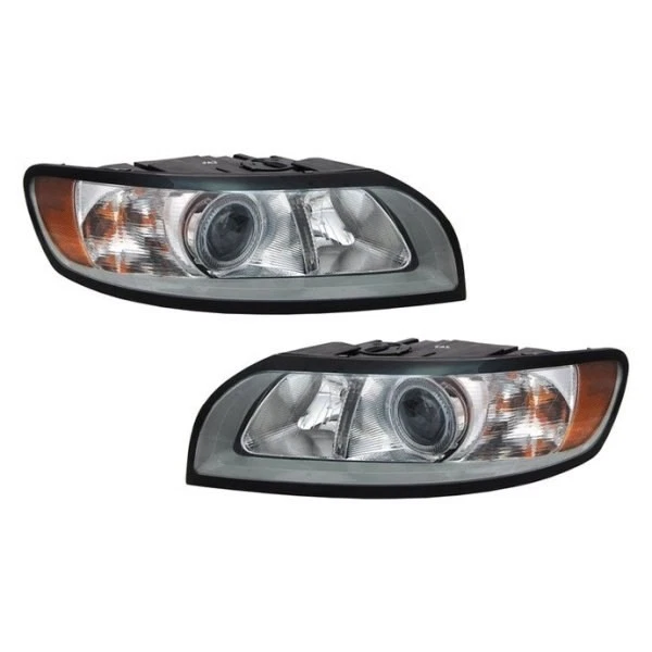 For Volvo S40 08-11 Headlight Set Driver & Passenger Side Replacement Headlight Foto 1 de 1
