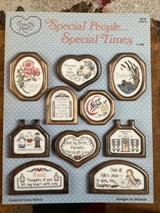 Cross Stitch Patterns SPECIAL PEOPLE SPECIAL TIMES CROSS STITCH PATTERNS - Picture 1 of 2