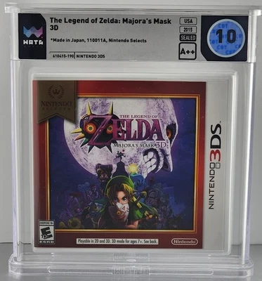 The Legend of Zelda Majora's Mask 3D - Nintendo 3DS - Calificado WATA 10 A++ SELLADO Foto 1 de 2