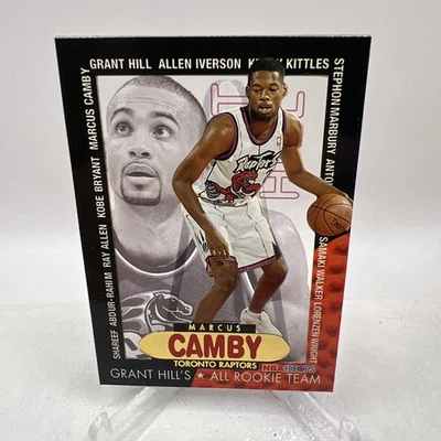 Aros de la NBA 1996-97 Marcus Camby novato Grant Hill's All-Rookie Team #4 RC SSP Foto 1 de 2