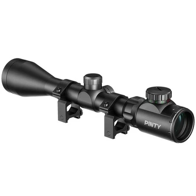 PINTY 3-9x40 Rifle Scope Red & Green Illuminated Mil-Dot Optical Rifle scope