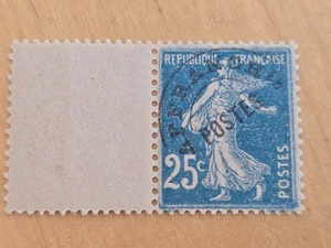 Briefmarke Frankreich Préo 56a ** feine Überladung neu ohne Scharnier Ref. N 16/2 - Bild 1 von 2