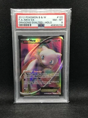 Pokemon Cards: Dragons Exalted Ultra Rare Full Art: Mew EX 120/124 - Image 1 of 2