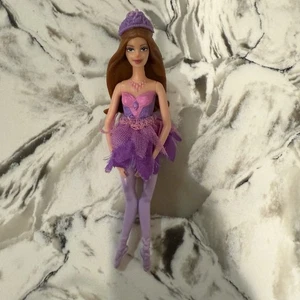 Barbie Doll Princess Ballerinas  Size 4.5" Tall Pink Crown, Shoes Swimsuit E12 - Picture 1 of 4