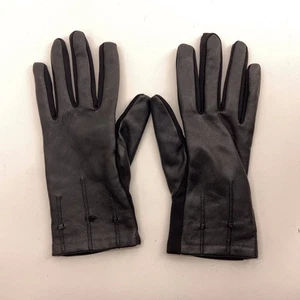 Isotoner Black Winter Gloves Small Solid Back - Picture 1 of 5