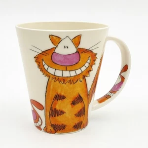 Dunoon Motley Mob by Sarah Mercer Cat Design Stoneware Mug Made in Scotland - Picture 1 of 7