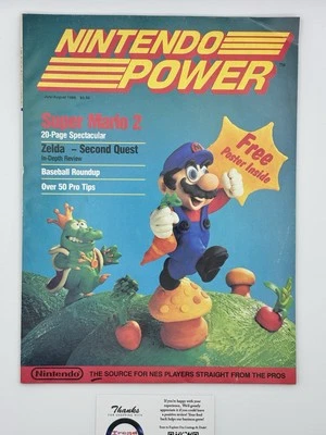 Nintendo Power #1 July/August 1988 ☆ Includes Zelda Map & Inserts & Club Letters Foto 1 de 4