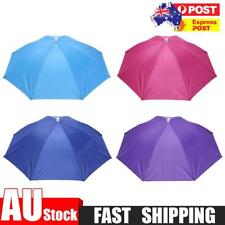 Sunscreen Hat Umbrella with Elastic Band Anti-Rain Universal for Outdoor Fishing