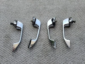 Mercedes Benz W115 W114 280E 280C 240 DOOR HANDLES CHROME  Genuine OEM SET OF 4 - Picture 1 of 7