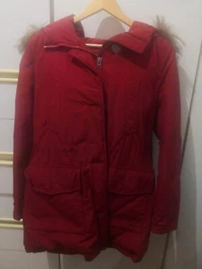 Giacca Woolrich Arctic Parka Ramar Donna Rosso, tg M con Pelliccia removibile - Foto 1 di 7