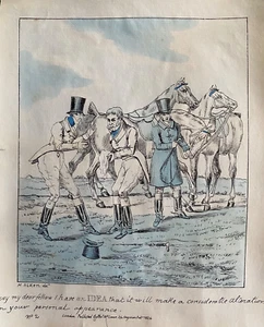 1826 Estampado antiguo; Haciendo una alteración considerable después de Henry Thomas Alken - Imagen 1 de 3