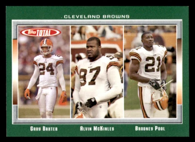 2006 Topps Total Alvin McKinley / Brodney Pool / Gary Baxter    #391 Browns - Image 1 of 2