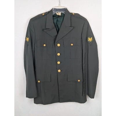 U.S. Army Uniform Jacket w/ Patches Size Men's 38L - Image 1 of 4
