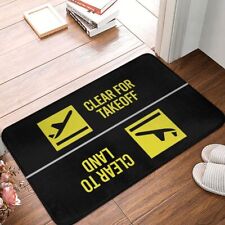 Aircraft Airport Bath Carpet Clear For Landing Mat Entrance Doormat Floor Decor 
