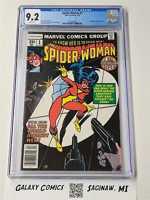 Spider-Woman (1978) #1 - CGC 9.2 - Origin Spider-Woman (Jessica Drew) • 88.42£