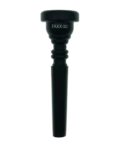 Faxx Black Plastic Trumpet Mouthpiece 3C - Made in the USA - Picture 1 of 4