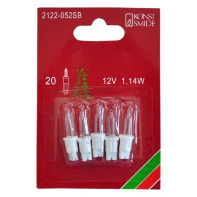 Konstsmide 2122-052SB Ersatz Birne Lämpchen Lampe für Lichterketten 1,14W 12V - Bild 1 von 2