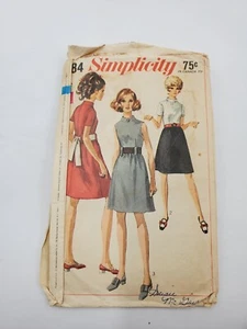 Simplicity 7984 Sewing Pattern Misses' Ladies Dress Vintage Cut Size 12 Bust 34 - Picture 1 of 9