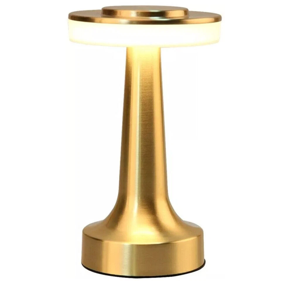 LED Table Lamp Dimmable Touch Desk Night Light Bedside Bar Cordless Rechargeable - Image 1 of 1