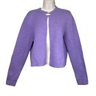 Moda International Lambswool Blend Cardigan Open Front With Detail Size L