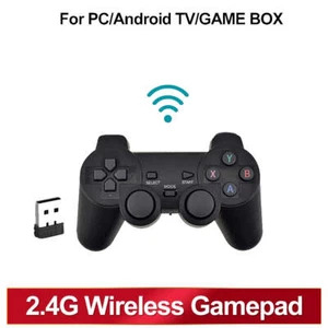 Controlador de gamepad joystick USB inalámbrico sin retardo de 2,4 GHz para PC Android TV BOX G - Imagen 1 de 6