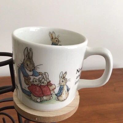 Wedgwood Peter Rabbit Beatrix Potter Childrens Cup Mug Made In England - Image 1 of 4