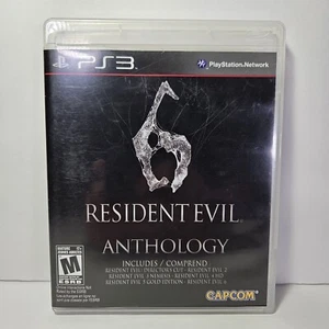 Resident Evil 6 Anthology (Sony PlayStation 3 PS3) CIB w/ Insert (Codes Used) - Picture 1 of 5