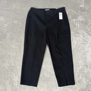 Cold water creek pants women’s P8 Bistretch Holly Capri Black - Picture 1 of 8