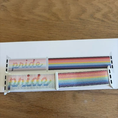 Correa deportiva genuina para Apple Watch Pride Edition 38 mm 40 mm 41 mm MN6K3AM/A Foto 1 de 3