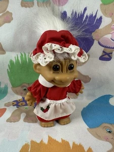 Russ Troll Doll Mrs. Santa Claus Christmas Original 5” Vintage 90’s - Picture 1 of 6