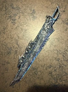 McFarlane Medieval Spawn Silver Kickstarter Trilogy Exclusive Sword - Picture 1 of 2