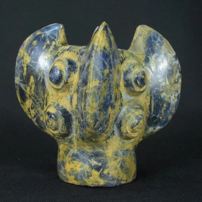 Arma artefacto de piedra de sodalita inca precolombina Foto 1 de 4