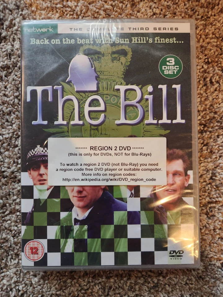 The Bill Complete Series 3 DVD 1987 Police TV Show - Region 2 - Sealed  - Image 1 of 1