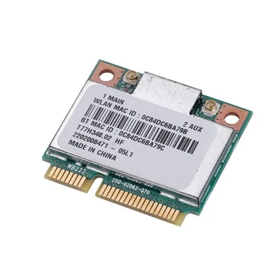 Dual Band 2.4G/5Ghz AR5B22 Network 300Mbps 4.0 WIFI Mini PCI-E - Image 1 of 4