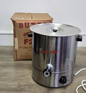Vintage 18 Litre Burco Stainless Steel Electric Wash Boiler - Tested & Working  - Picture 1 of 9