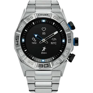 Montre connectée Citizen hybride en acier inoxydable 44 mm CZ Smart - Photo 1 sur 7