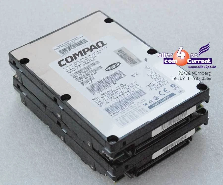 18 GB SCSI Compaq Hard Drive BB018122B7 127893-001 CA05348-B44100DC 80-PIN #K187 - Image 1 of 1