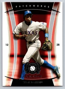 2005 Fleer Patchworks #25 Alfonso Soriano Texas Rangers - Picture 1 of 2