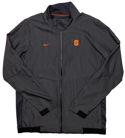NIKE Syracuse Orange Full Zip Jacket Gray XLT XL Tall Cover