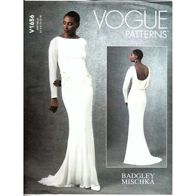 Vogue V1656 Misses 6 to 14 Special Occasion Dress Size Uncut Sewing Pattern - Image 1 of 2
