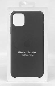 OEM Apple Leder Case für iPhone 11 Pro Max - Schwarz MX0E2ZM/A - Bild 1 von 2