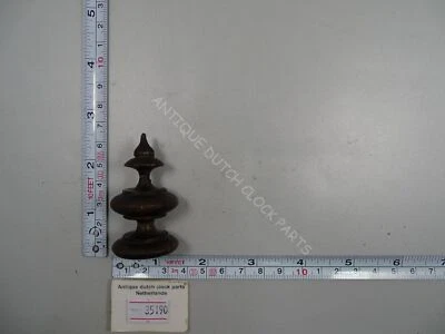 ORIGINAL WOODEN CORNER ORNAMENT SUITABLE WITH A GERMAN JUNGHANS MANTEL CLOCK - Image 1 of 4