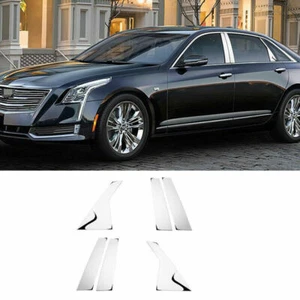 Cubierta de poste de decoración de poste de poste de acero cromado apto para Cadillac CT6 2016-19 - Imagen 1 de 8