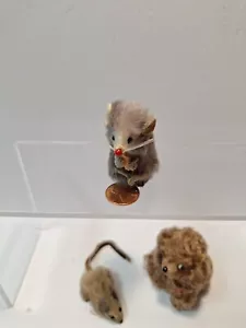 Miniature Mouse Real Fur Made In Germany No Tail R/k ☆RARE ☆ - Picture 1 of 5