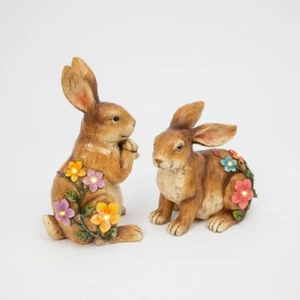 Solar Resin Bunny GE 2573120 Garden Décor - Picture 1 of 4