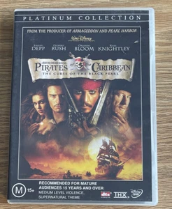 Pirates Of The Caribbean: Curse Of The Black Pearl DVD (R 4) VGC Collectors Ed - Picture 1 of 10