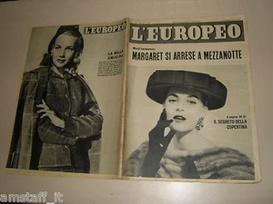 EUROPEO=1955/46=ROSINA SONCINI MADONNA REGGIO EMILIA=HANNE SMYRNER=XENIA VALDERI - Foto 1 di 1