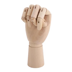 (Weibliche Rechte Hand)Gelenkmodell Tragbare Flexible Zeichnung Aus Holz EU - Bild 1 von 23